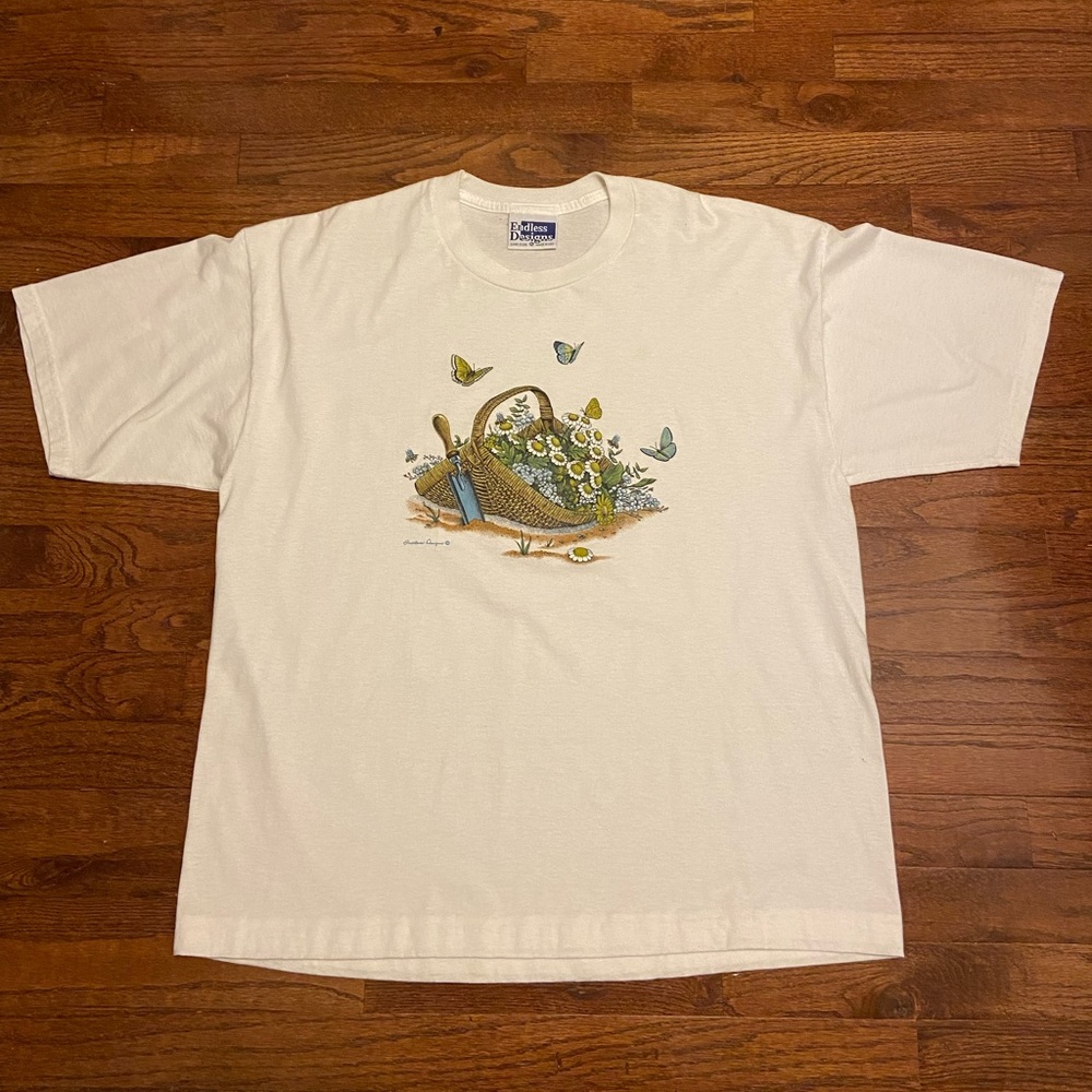 Retro Floral Graphic Tee